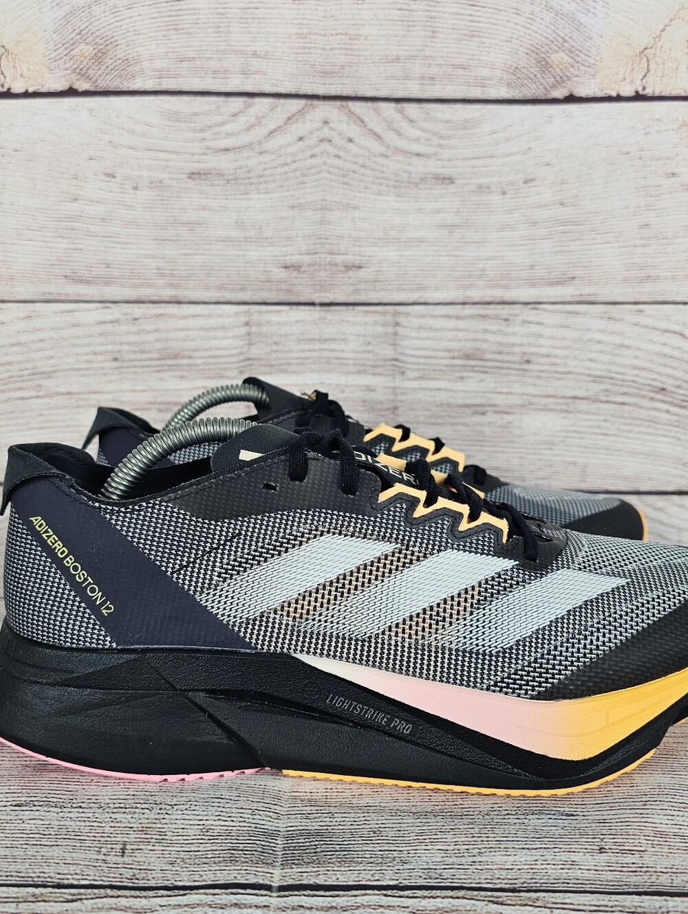 Adidas Adizero Boston 12 Running Black Athlete Pack IF9212 Men’s NWOB